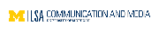 University of Michigan - LSA Department of Communication and Media Logo